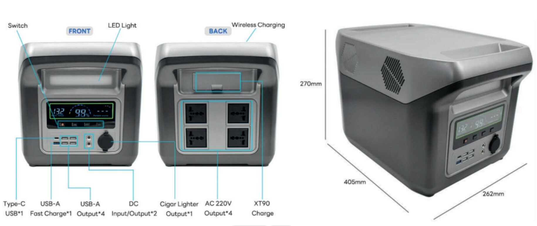 1000w Portable Power Station - Image 8